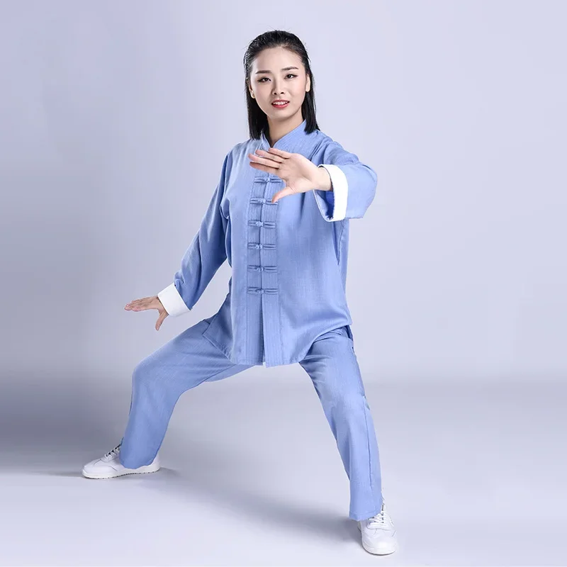 

Wushu Clothing Kung Fu Dress Tai Chi Clothes Martial Art Uniform Unisex Women And Men Kun Master 2023 New Style