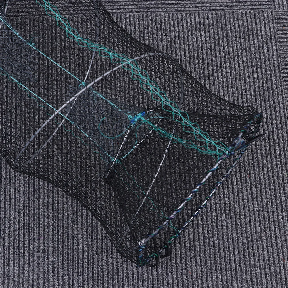 

2Pcs Foldable Fishing Shrimp Crab Net Trap Portable L Mesh High Precision Less Damage Suitable Saltwater Freshwater Catch