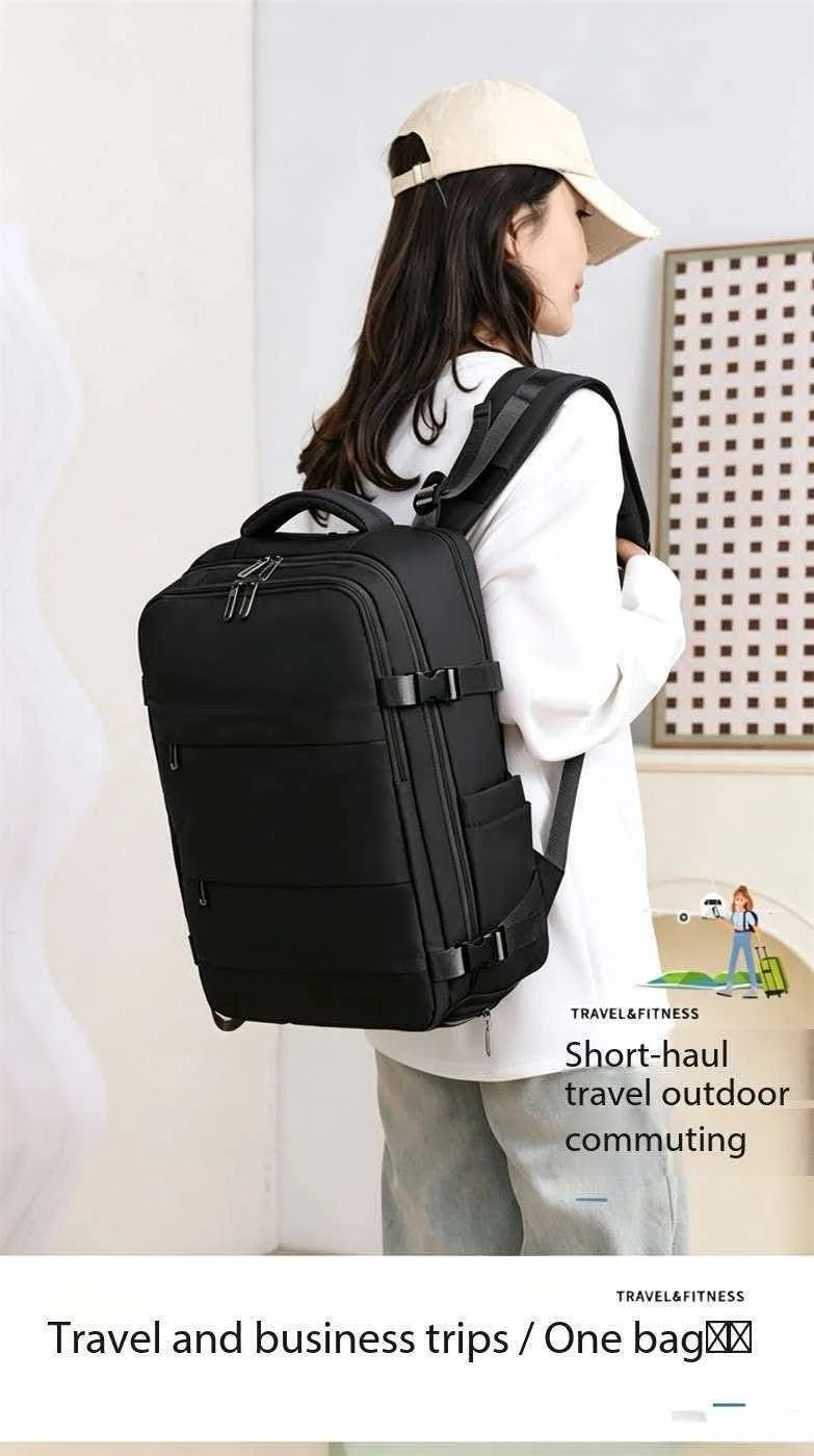 Large capacity men's and women's business commuting travel computer bags, backpacks, high-end student backpacks