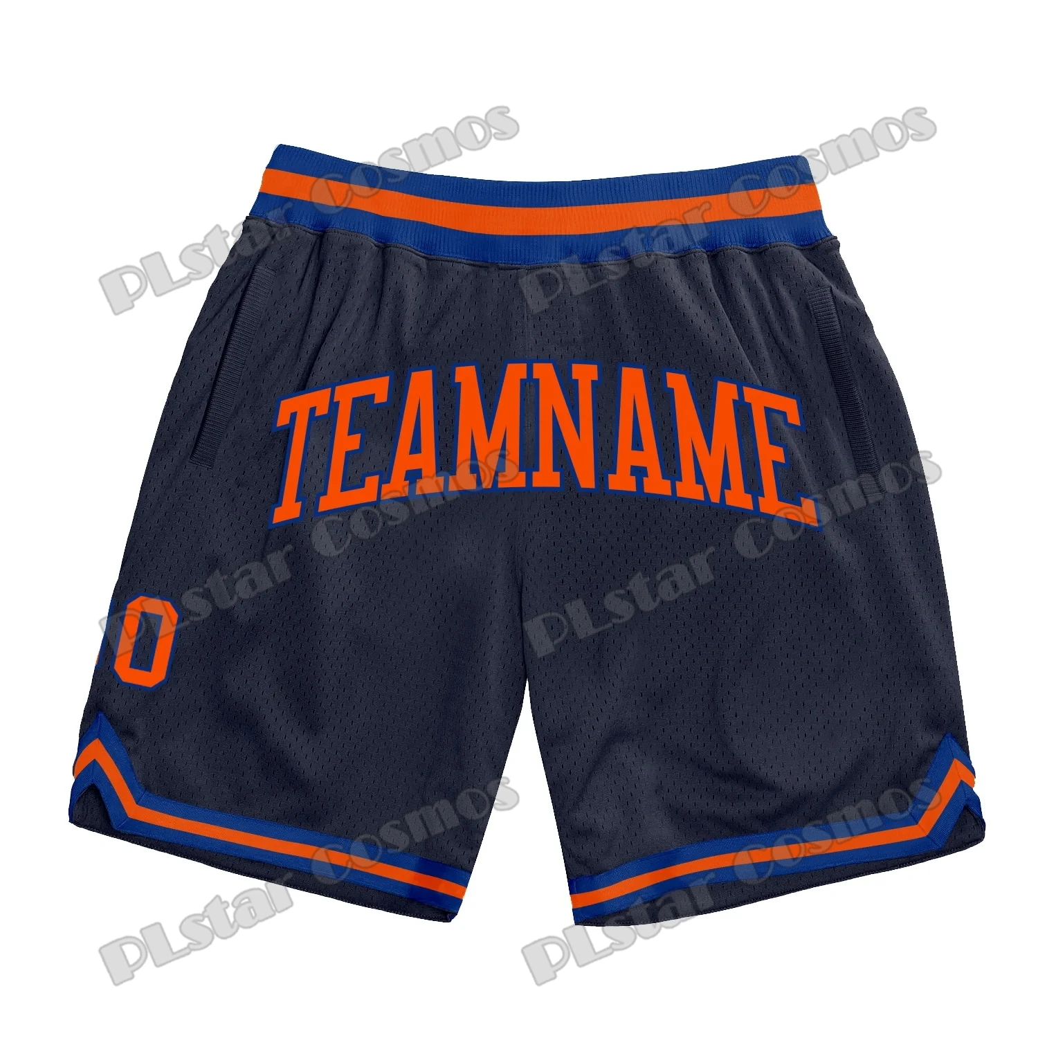 Nome e numero personalizzati pantaloncini da basket da uomo stampati in 3D rosso Navy pantaloncini sportivi in Mesh traspirante estivo giovanile LQD16