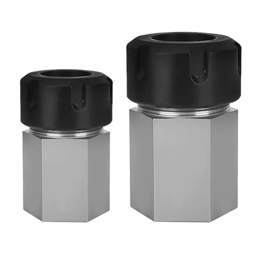ER25/32/40 square sleeve hexagonal sleeve 4 edges 6 edges body replacement extension rod ER chuck CNC milling machine ...