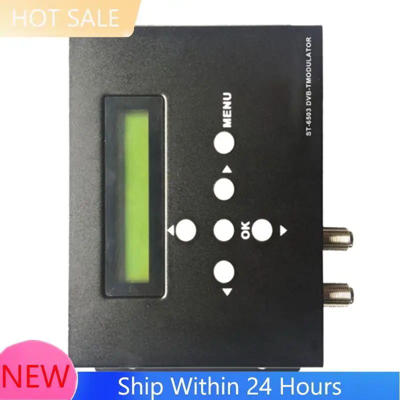 ~ 【EN magazzino】 Per Satlink ST-6503 Modulatore DVB-T ISDB-T Convertitore AV a RF Modulatore digitale Trasmissione del segnale Modello ST6503