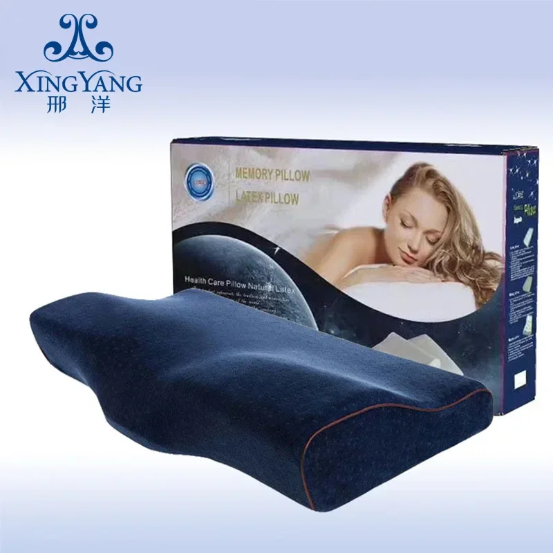 

Orthopedic Memory Foam Pillow Slow Rebound Soft Memory Sleeping Pillows Butterfly Shaped Relax The Cervical Christmas Gift