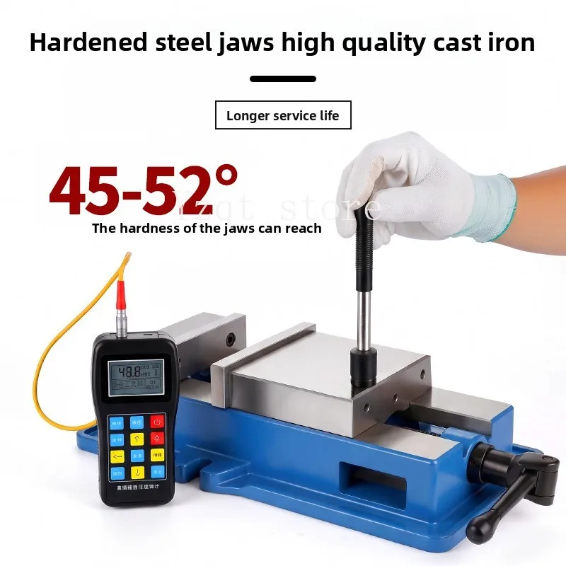Precision machine vice CNC heavy duty 4 5 6 8 inch angle-fixed pliers equal height for milling machine