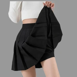 Mini Skirt For Women Black Fashion Corta Falda Plisada 2023 Autumn Y2k Korean Style Clothing A Line White Girls Aesthetic Skirts