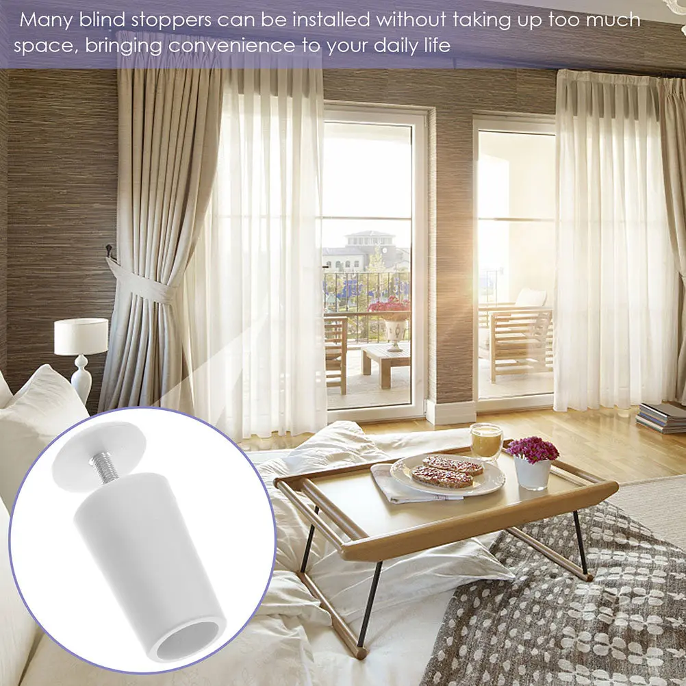 

6 шт. Запасные пластиковые ограничители-буферы для рольставней и жалюзи, аксессуары для окон для офиса и дома