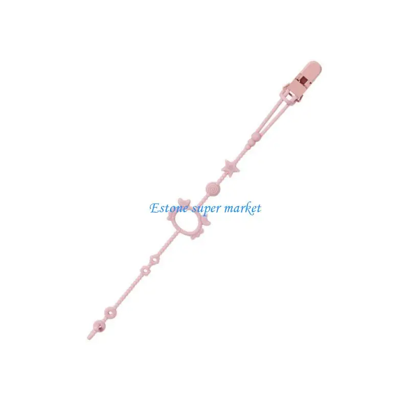 

090b Baby Pacifier Clip Chain Силиконовая младенческая цепь для воды для водой бутылки молока