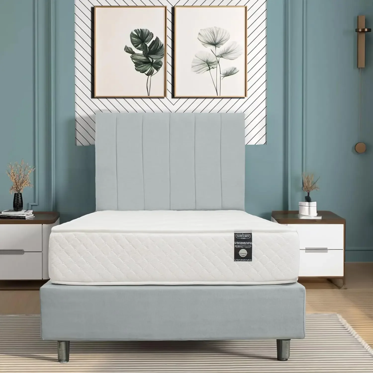 Twin Bed Mattress ? 10 Inch Twin Foam Mattress High Density Reflex Support Layer & Visco-Elastic Comfort Foam