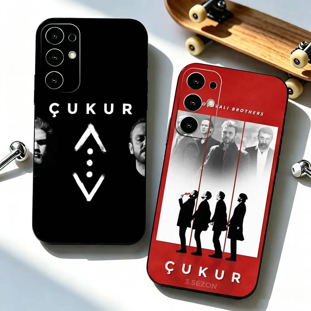 The P-Pit C-Cukur  Phone Case For Samsung S25,S24,S21,S22,S23,S30,Ultra,S20,Plus,Fe,Lite,Note,10,Black Cover