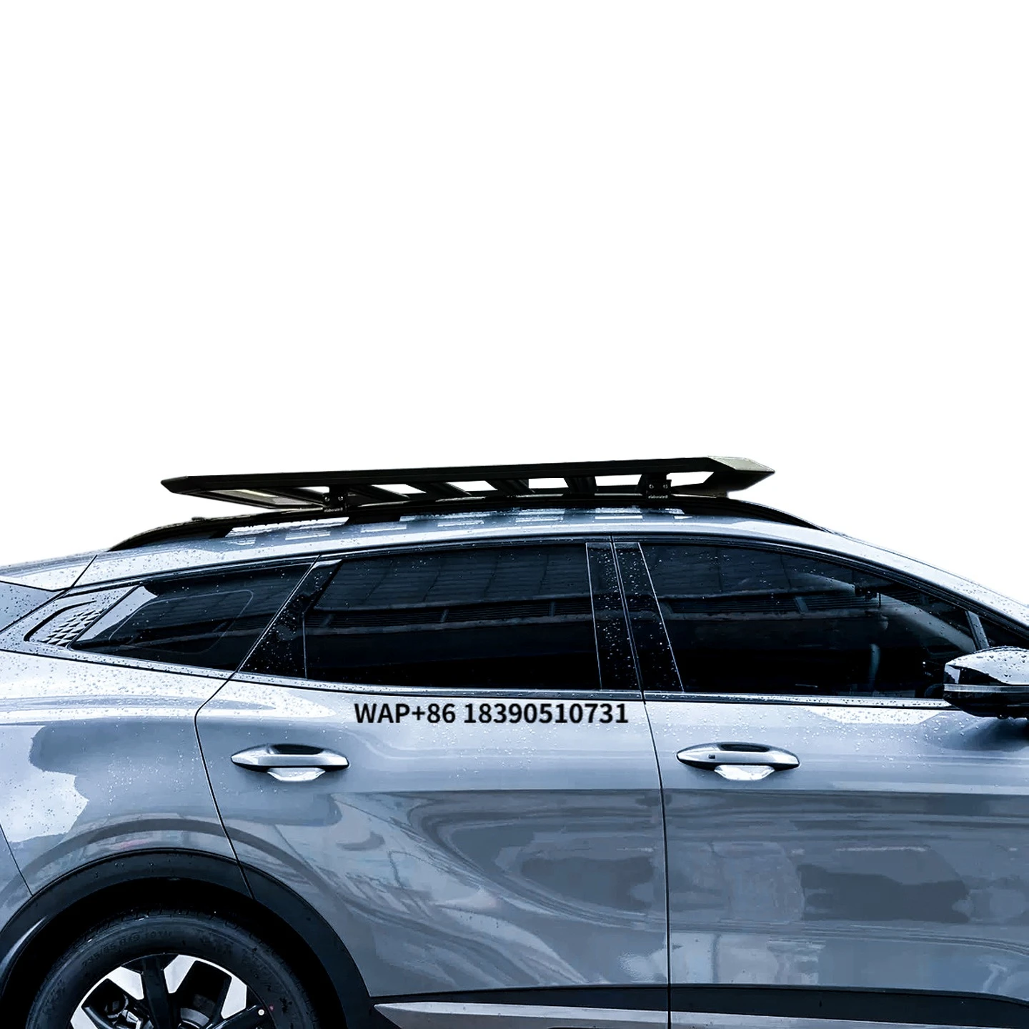 

Aluminum Universal Roof Luggage Rack Platform, Compatible with SUVs, Customizable, Aluminum Alloy Car Mount