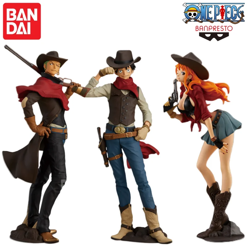 

Special OfferIn Stock Bandai Banpresto Original One Piece Luffy Roronoa Zoro Nami Mol Doll Brand New Boxed Action Figure Anime C