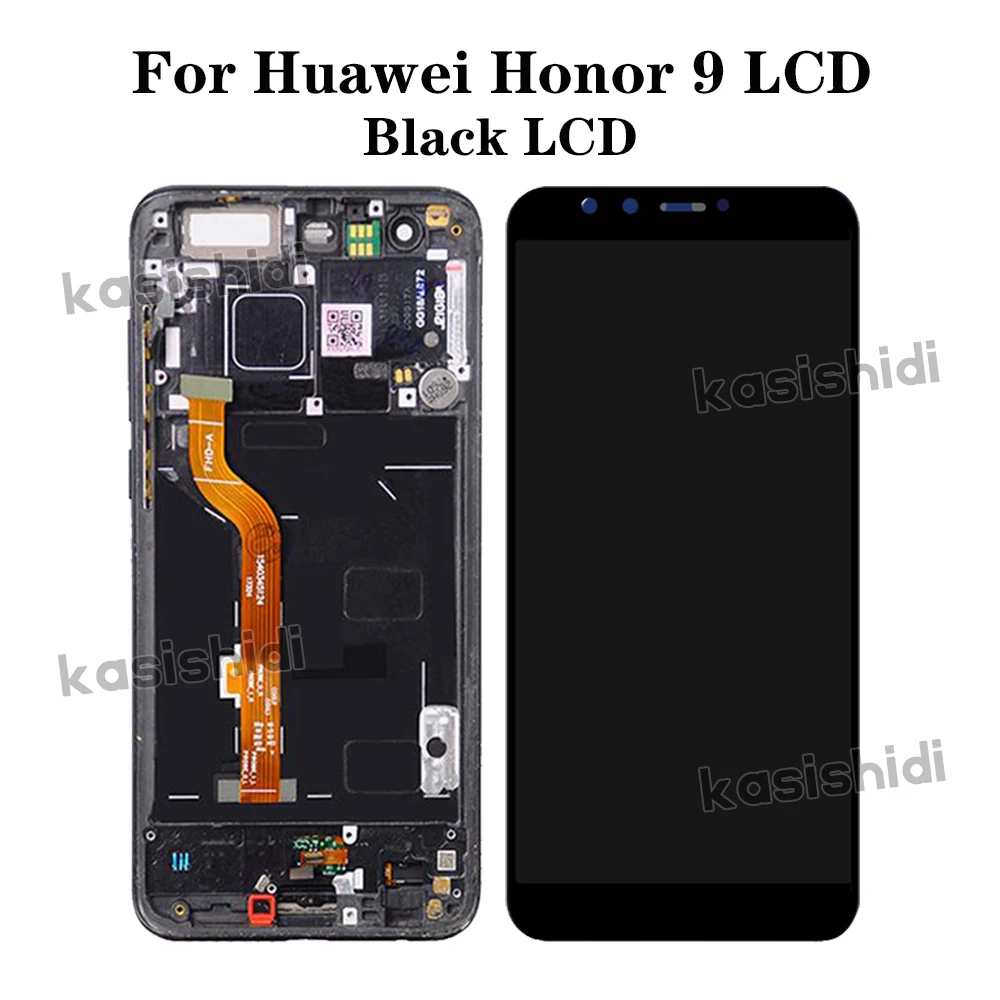 For Huawei Honor 9 STF-L09 STF-AL10 STF-AL00 STF-TL10LCD Display Touch Screen Assembly Replacement For Huawei Honor 9 With Frame