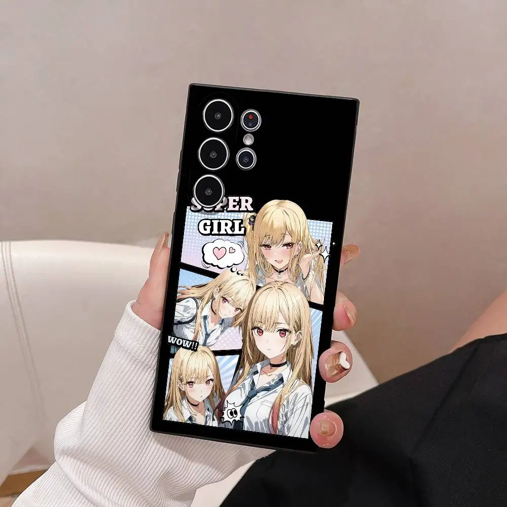 My Dress-Up Darling Phone Case Capa de TPU macia e adequada para a pele compatível com Samsung S21/S22/S23/S24/S25 FE/Plus/Ultra