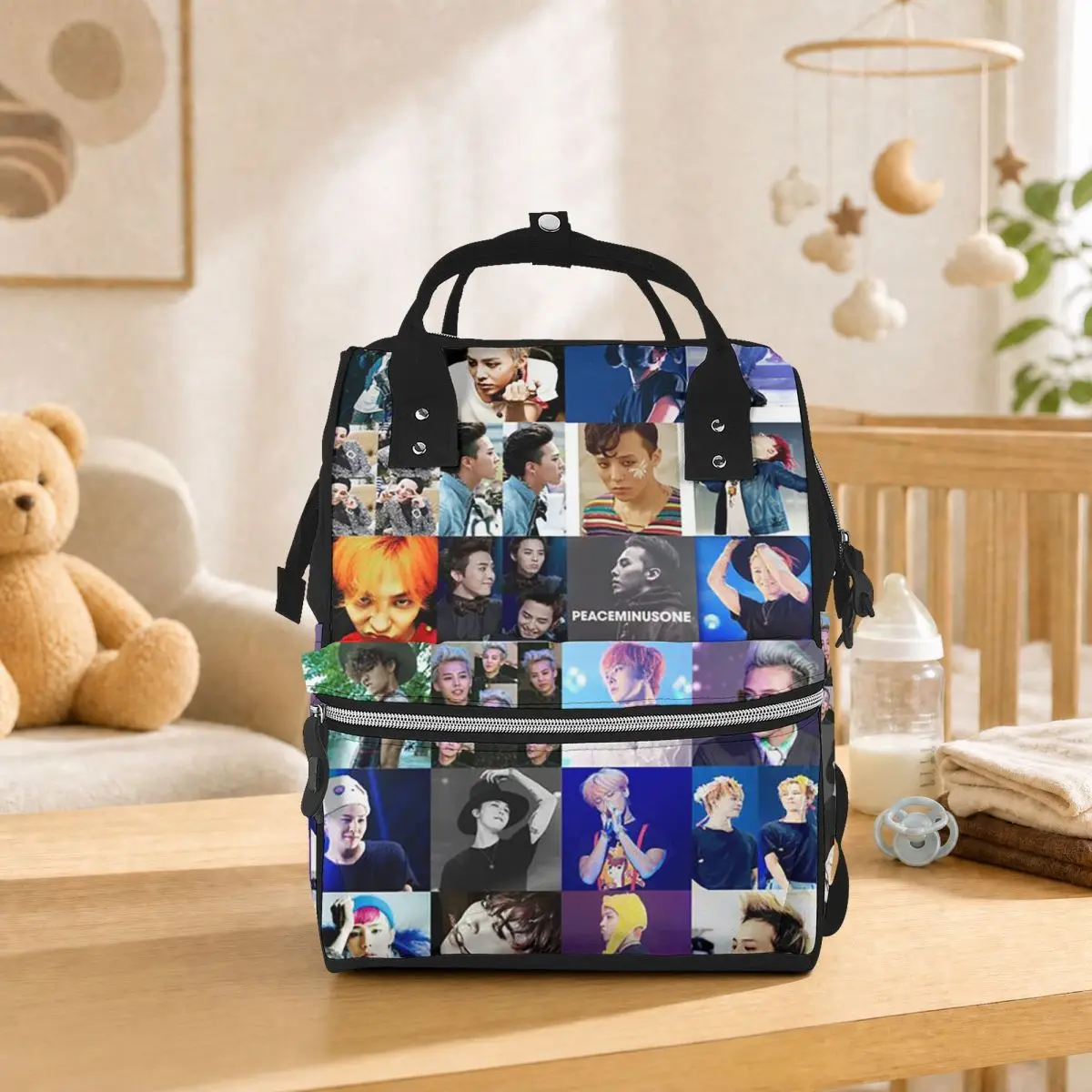 G Dragon Student Backpack School Bag Hiking Travel Daypack for Men Women Bookbag Shoulder Bags