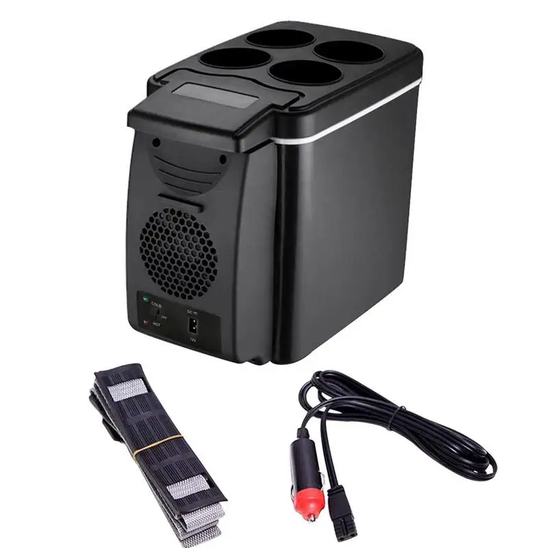 

Mini Car Freezer 12V 6 Liter Car Mini Refrigerator Lightweight Dual-Use Insulated Cooler Warmer Box Container For Car SUVs Truck