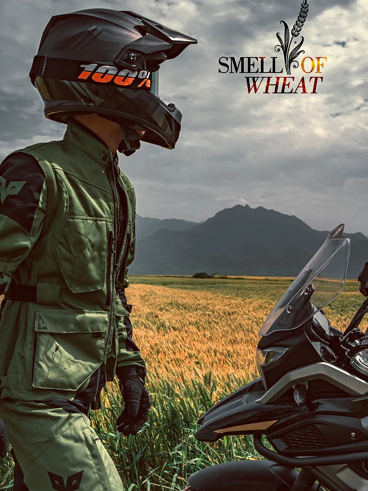 DUHAN Motorcycle ADV Rally Suit Set Off-road Moto Jacket Locomotive Anti-drop Brigade Breathable Knight Equipment Spring Summer