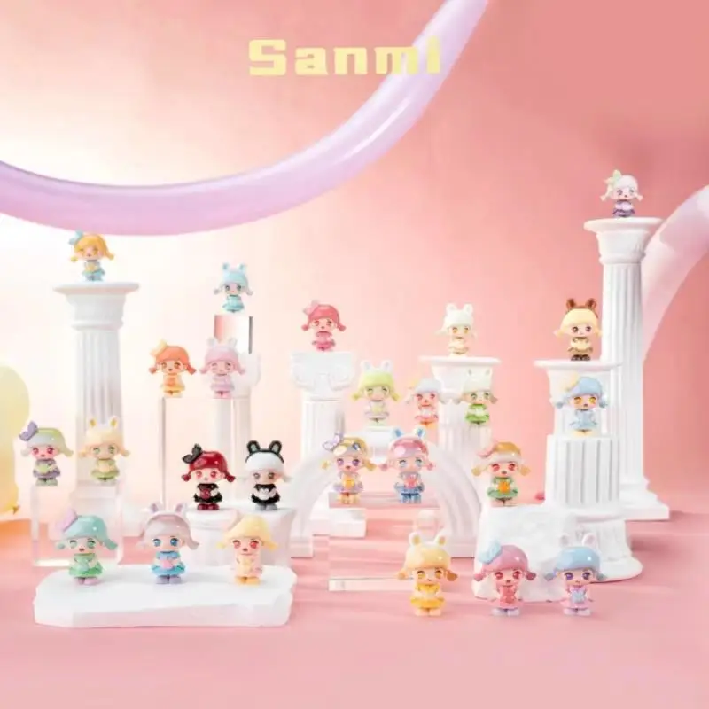 

Sanmi Dream Come True Series Blind Box Cute and Colorful Mini Figurines Wall Decorations Desk Ornaments Trendy Accessories Gifts