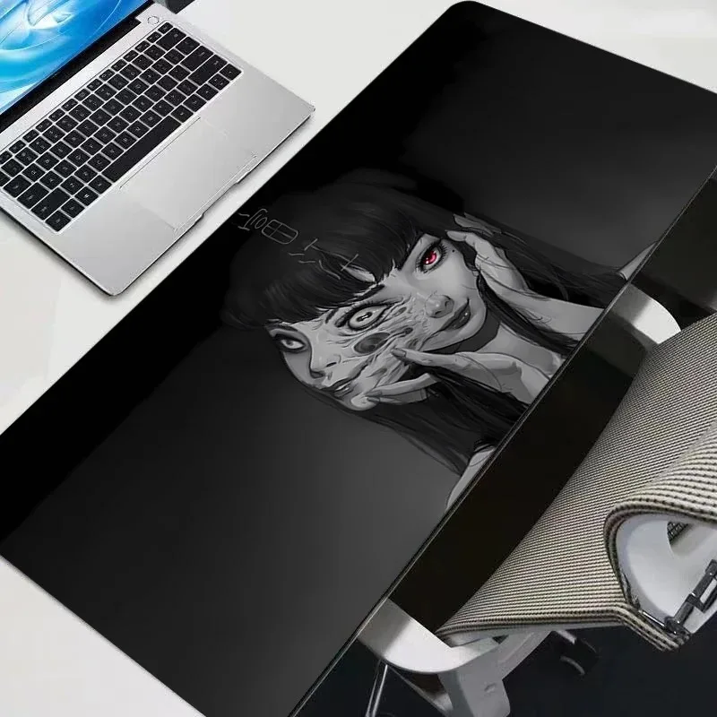 ألعاب مكتب حصيرة Junji Ito XXL ماوس الكمبيوتر هدية ماوس الوسادة مكتب عمل منصات كبيرة ماوس نونسليب ماوس الحصير للكمبيوتر ل LOL #3