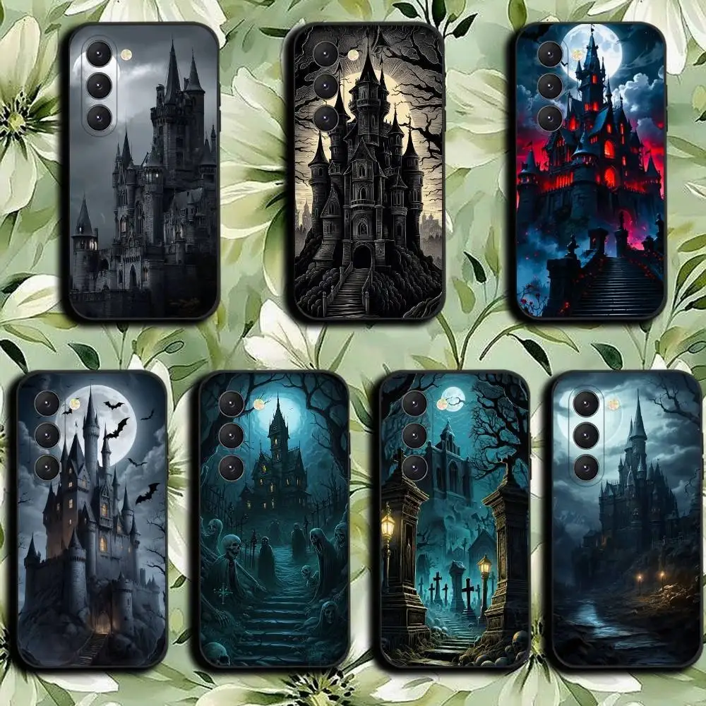 

Gothic Castle Personalized Phone Case For Samsung Galaxy A52 A42 A32 A22 A12 A02S A72 A73 A51 A41 A31 A21S A71 A40 A30S A20S