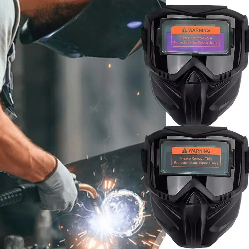 Detachable Welding Hood Welding Helmet Adjustable Welder Mask Face Shield Welding Work Face Protector Headgear Face Shield