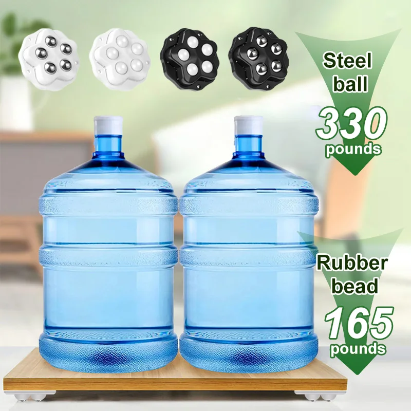 4 قطعة 360 درجة دوران الذاتي لاصق عجلات صغيرة للأجهزة عجلات ذاتية اللصق سوبر الحاملة