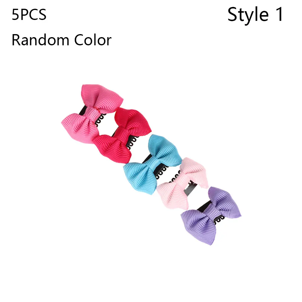 

5PCS Kids Hair Accessories Newborn Infant Mini Hair Clip Headwear Baby Hairpin Bow
