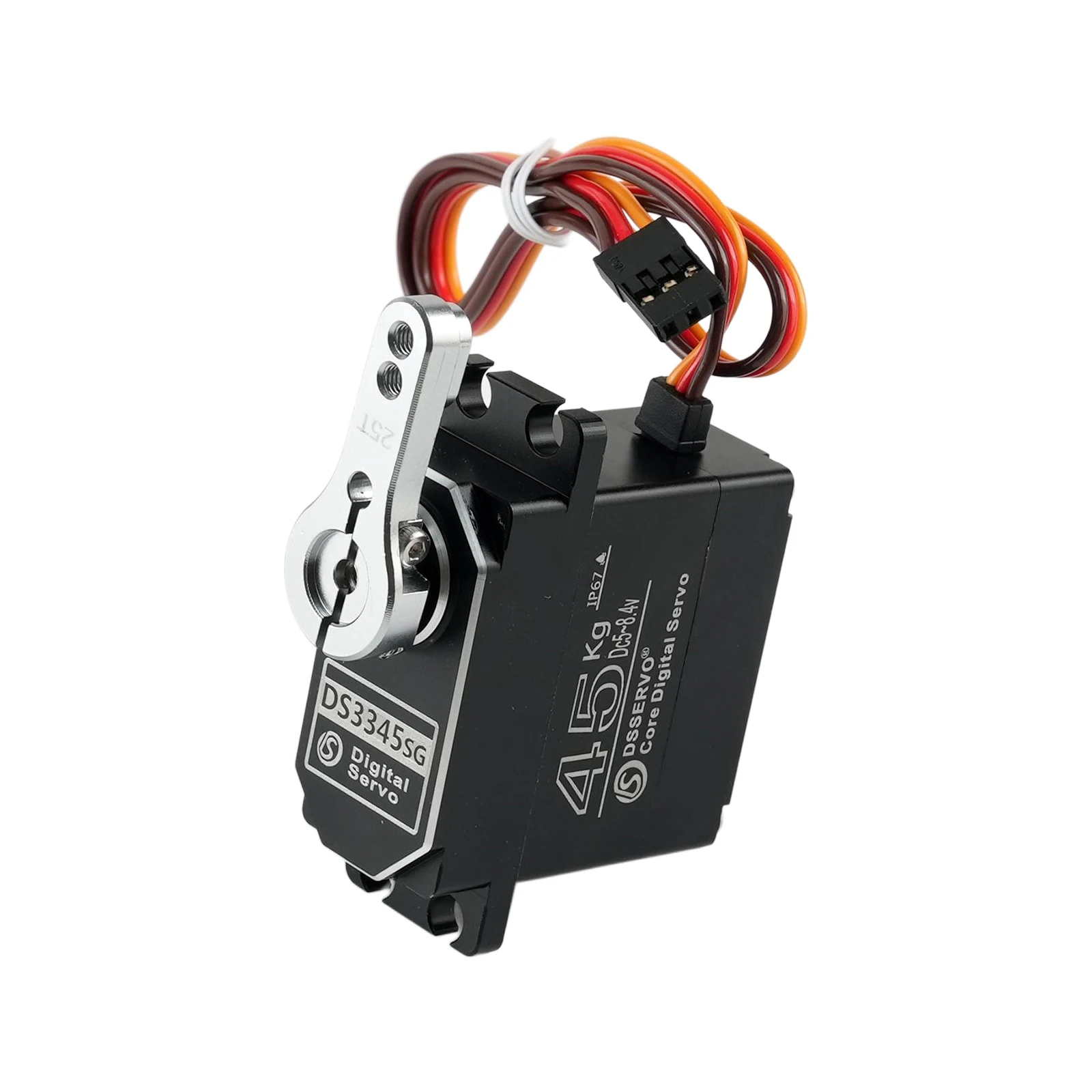 Servomoteur numérique entièrement en métal, 45KG DS3345 SG, couple élevé, moteur 270/180/360 degrés, IP67, pièces de jouets pour Robot RC/modèle de voiture