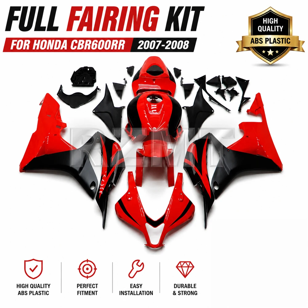

for CBR600RR F5 2007 2008 CBR600 RR CBR 600RR 07 08 New ABS Motorcycle full Fairings Kit Injection Red Blue Bodywork Set