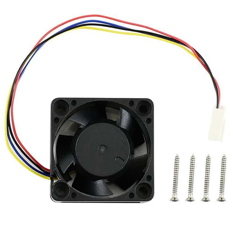 

4X For Jetson Nano Cooling Fan 5V, 4PIN Reverse-Proof,PWM Speed Adjustment, Strong Cooling Air