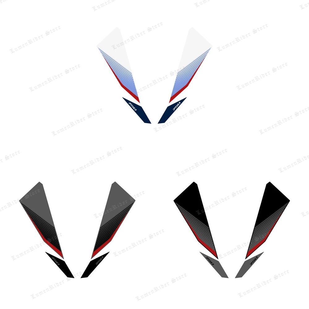 For Honda Transalp 750 Transalp750 XL750 Transalp 3D Epoxy Resin Headlight Protection Sticker Kit image 6