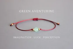 Green Aventurine Crystal Optimism Joy Good Luck Success Bracelet