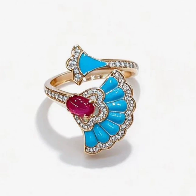 KQDANCE High Craft New 925 Silver Black Resin Turquoise Blue Lab Ruby Red Colored Gemstone Geometric Drop Earrings or Rings