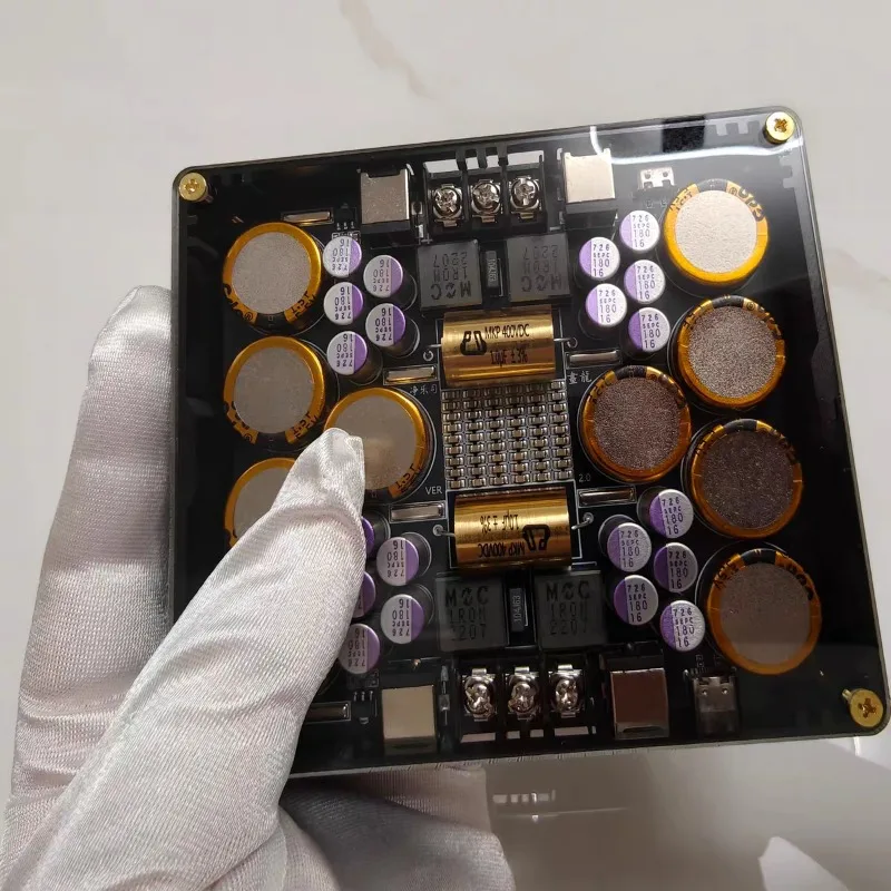 V2HIFI electrical processor: flagship power purification linear filter, car home