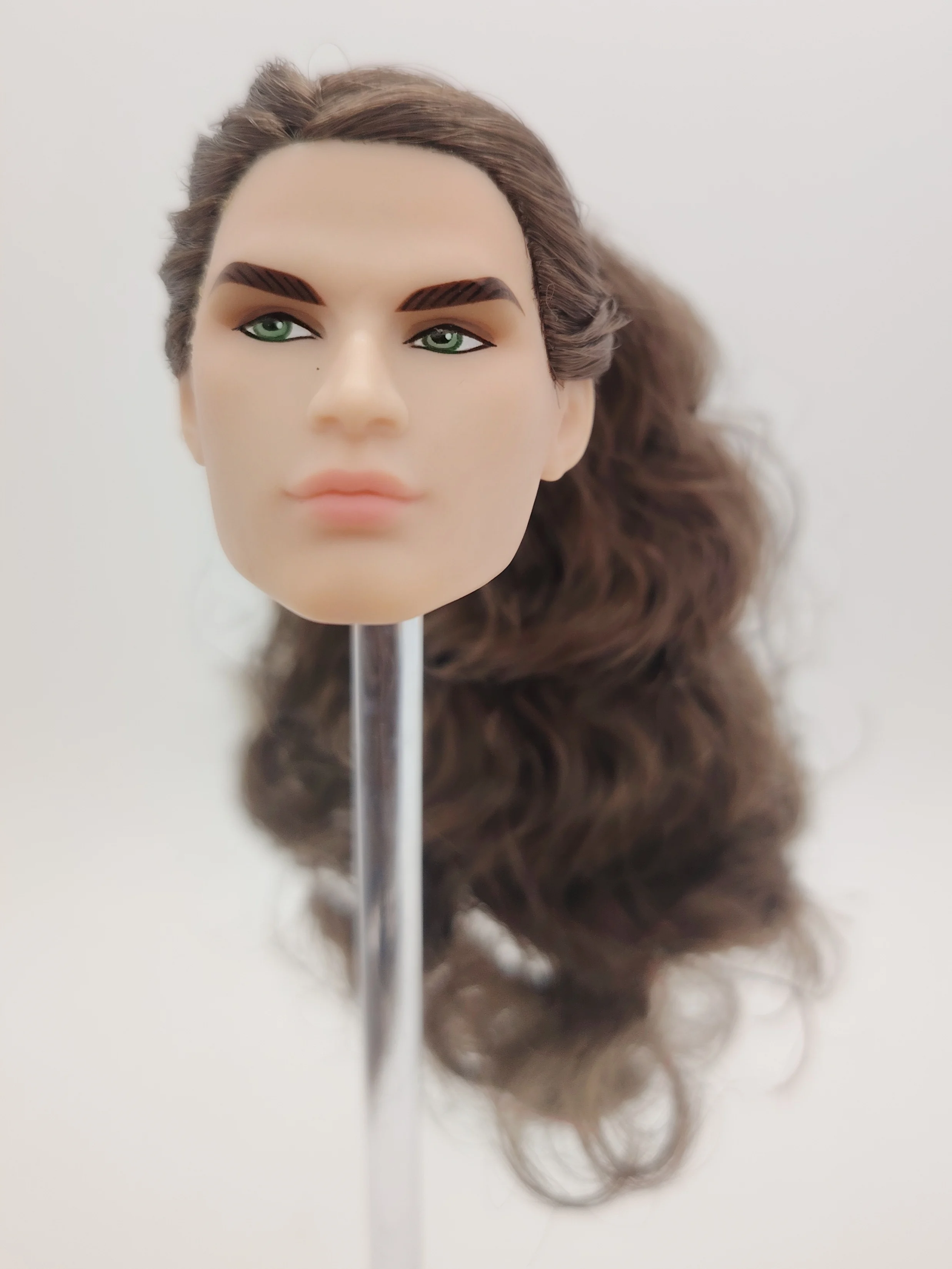 

Модный королевский мак Parker Loves Mystery Date Integrity Toys Япония Кожаная голова Волосы Переработанная синяя голова куклы Bellamy