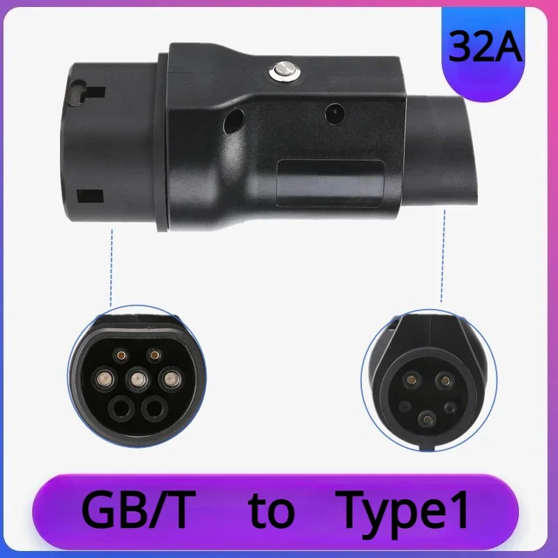 SAE J1772 – adaptateur GB/T GB vers Type 1 pour véhicule électrique, nouvelle énergie