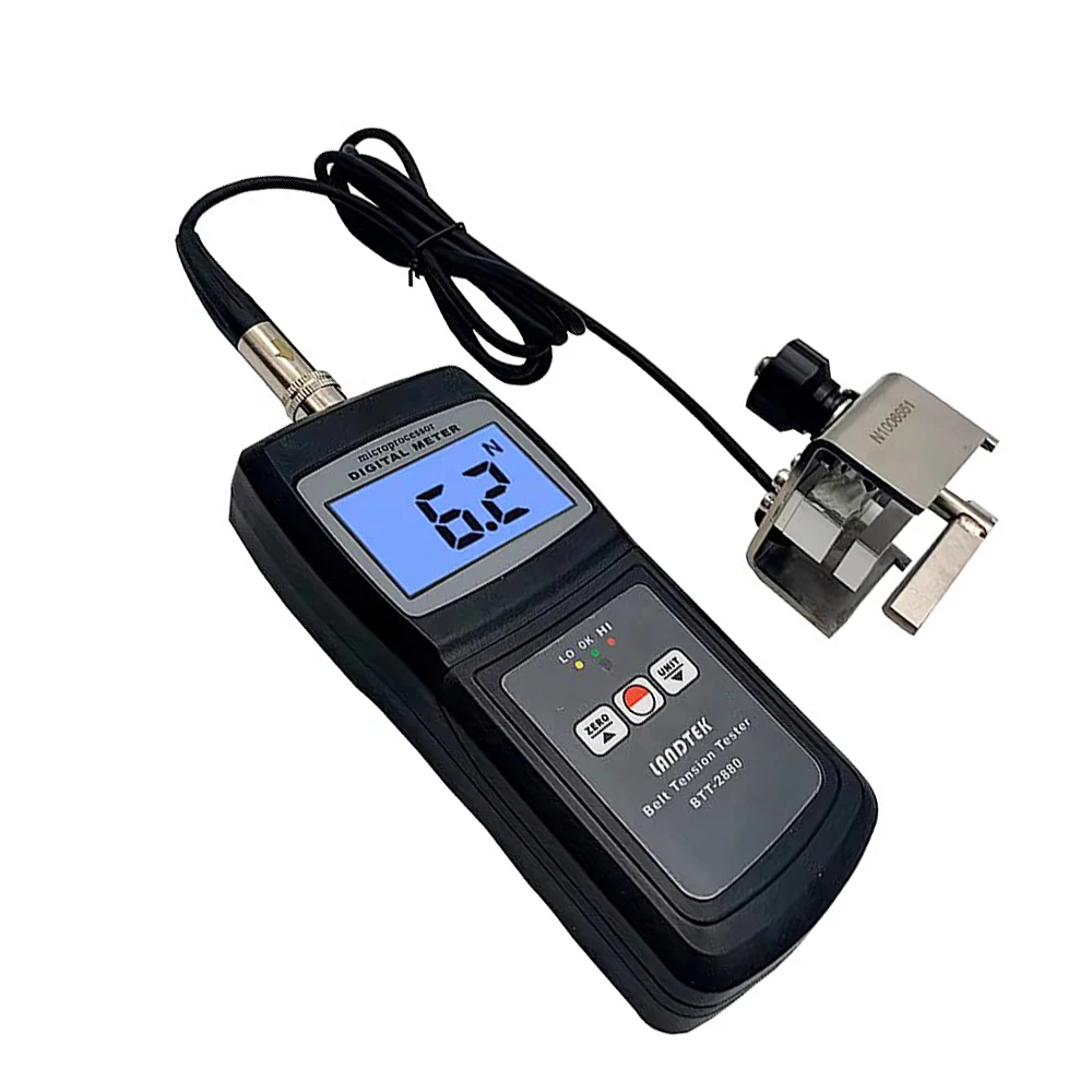 Digital display belt tension meter BTT-2880 belt tension meter 0N~750N textile chemical fiber cable film measuring instrument