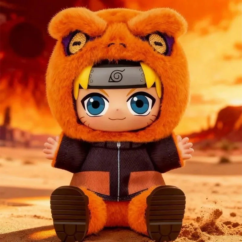 Porte-clés Naruto Mega Ninja Shizuka Sit Sit Party Series, boîte mystère, collection surprise créative et mignonne, cadeau de vacances, décoration