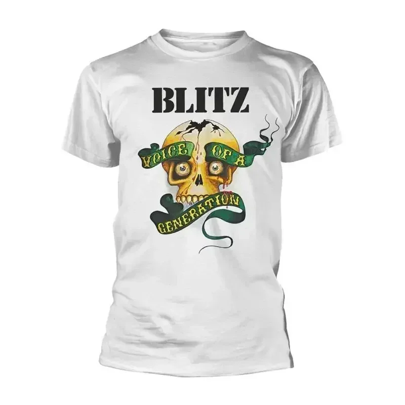 VOICE OF A GENERATION WHITE by BLITZ T Shirt