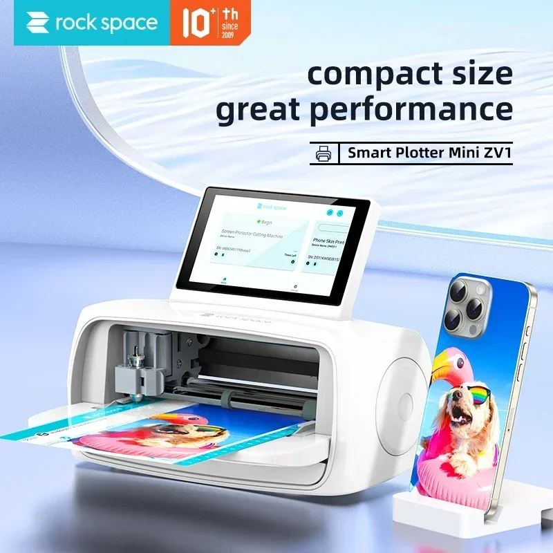 Rock Space Mobile Screen Protector Cutting Machine Tpu Privacy Hydrogel Protector Film Making Cut Machine