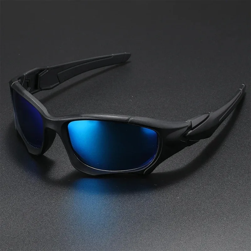 New Outdoor Sports Polarized Sunglasses Men Curve Cutting Frame Stress-Resistant Lens Shield Sun Glasses Wome Driving image 3
