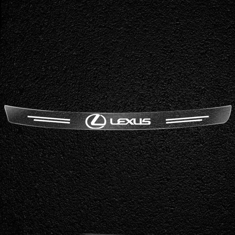1Pcs Transparent Car Trunk Badge Protective Sticker Auto Goods For Lexus GX460 CT200H ES Fsport GS GX IS LS LX NX RX UX CT - view 2
