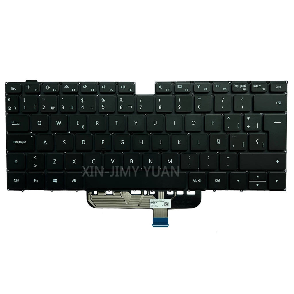 Imagem -03 - Teclado com sp Retroiluminado X14 Espanhol Honra Magicbook X15 Bbr-wah9 X14 Nbr-wai9 Magicbook Pro Hylr-wfq9 Hlyl-wfq9 X14