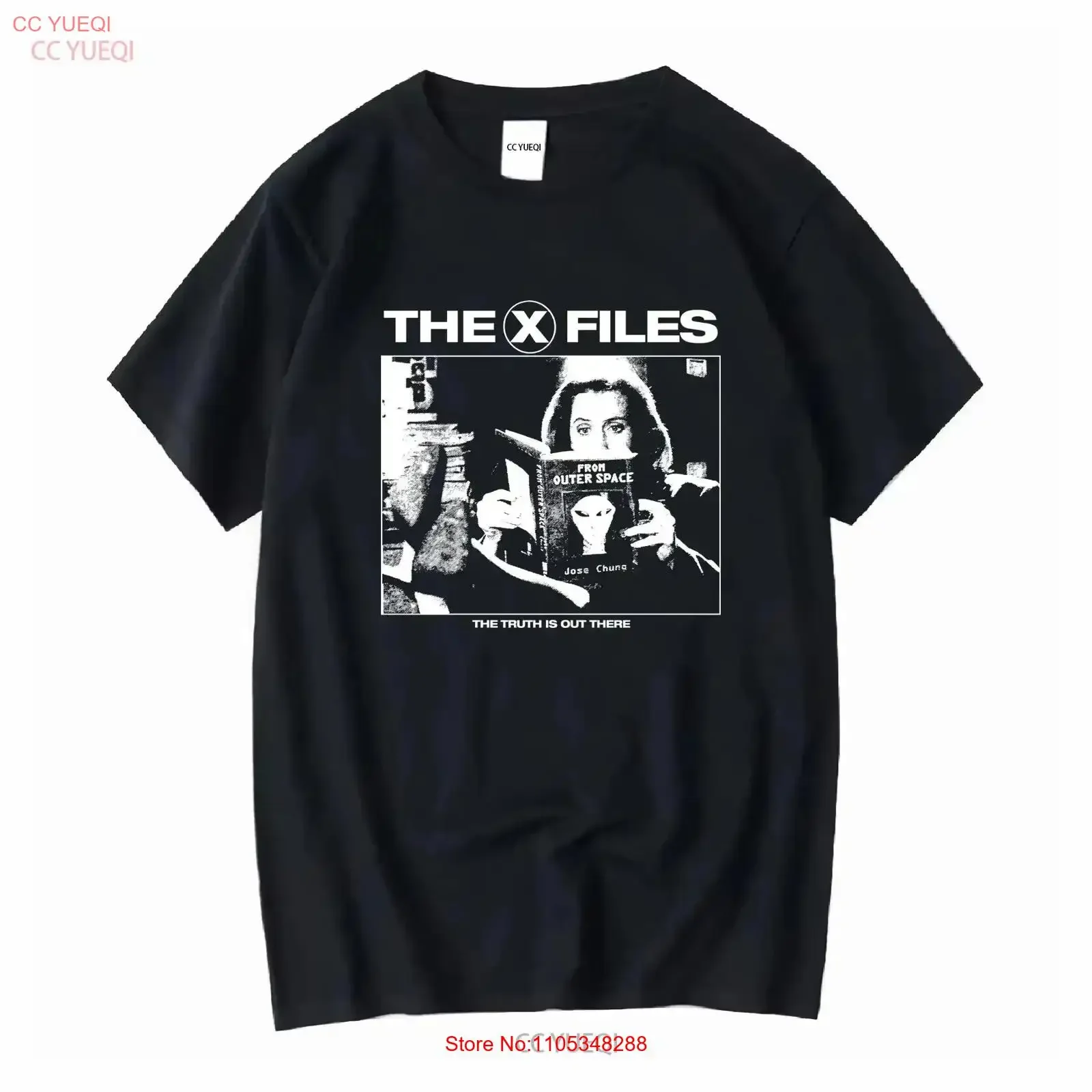 The X Files movie T Shirt classic unisex retro black QT713 vintage Washed fashion graphic homme Stylish streetwear vintage