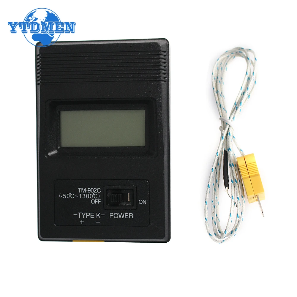 TM-902C Temperature Meter TM902C Digital K Type Thermometer Sensor + Thermocouple Probe Detector