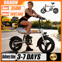 Adults E-bike VARUN Peak 350W Powerful Motor 36V7.8AH Battery Electric Bicycle Foldable for travel and commuting Electric Bike