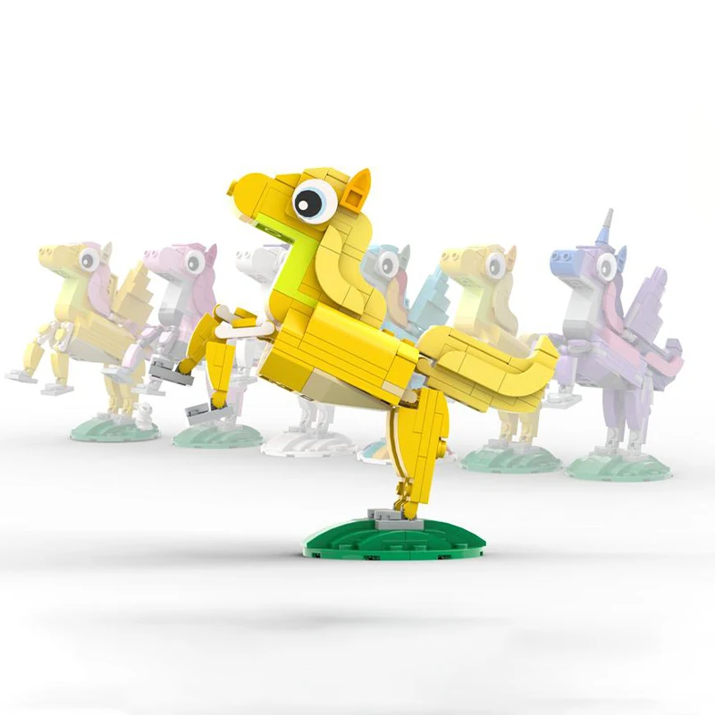 

142 шт. MOC Applejack, строительные блоки для подростков, рождественская игрушка, подарок для взрослых, коллекционная детская модель, конструкция, сделай сам, сборка