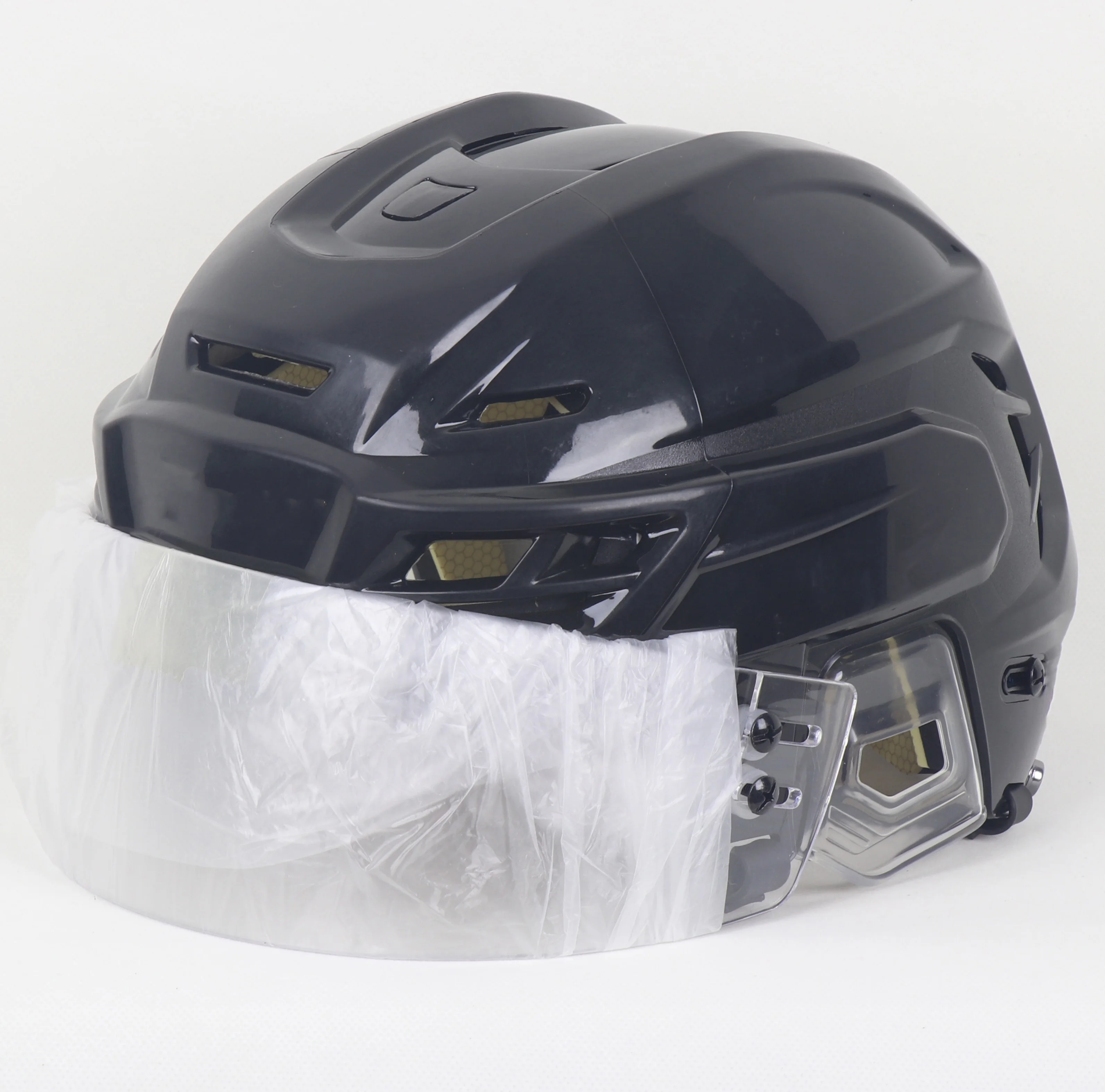 Ice Hockey Helmet, Breathable Ventilation, Comfort Foam Liner, Athletic Protection, Combo Set