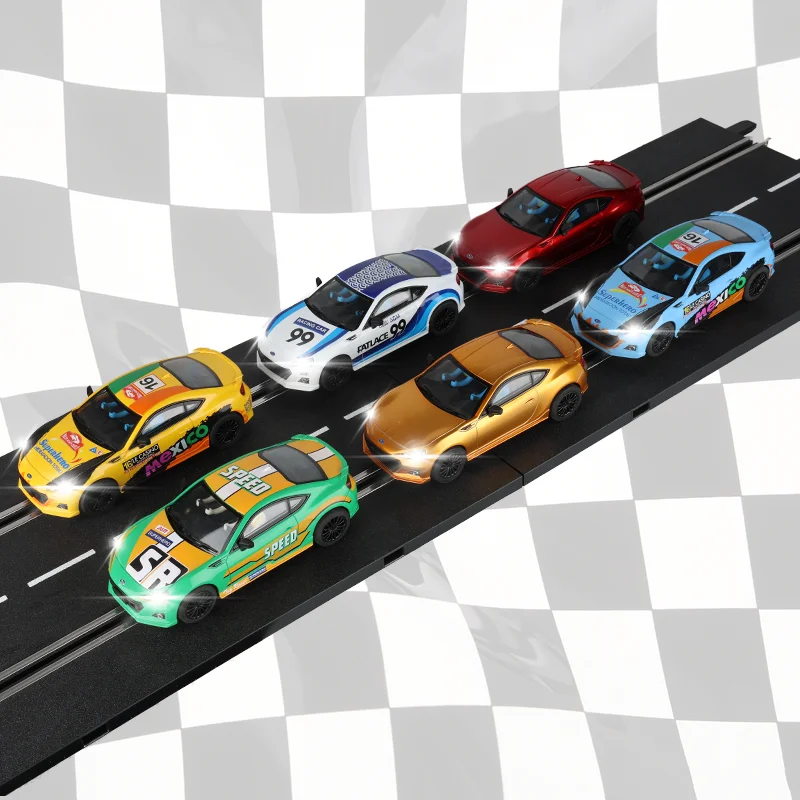 DIY Slot Cars 1/32 1 32 Scale AGM BRZ Mexico Livery Evolution Racing Toy Car For Carrera Digital Track System