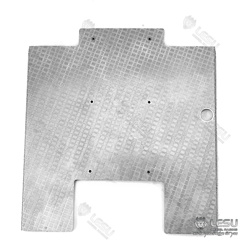RC 1/14 LESU Metall-Seitenschwellerplatte mit Licht-Werkzeugkasten für Tamiya Hydraulikbagger, Lader, Muldenkipper, für VOLVO Kipper DIY-Teile – Detail 7