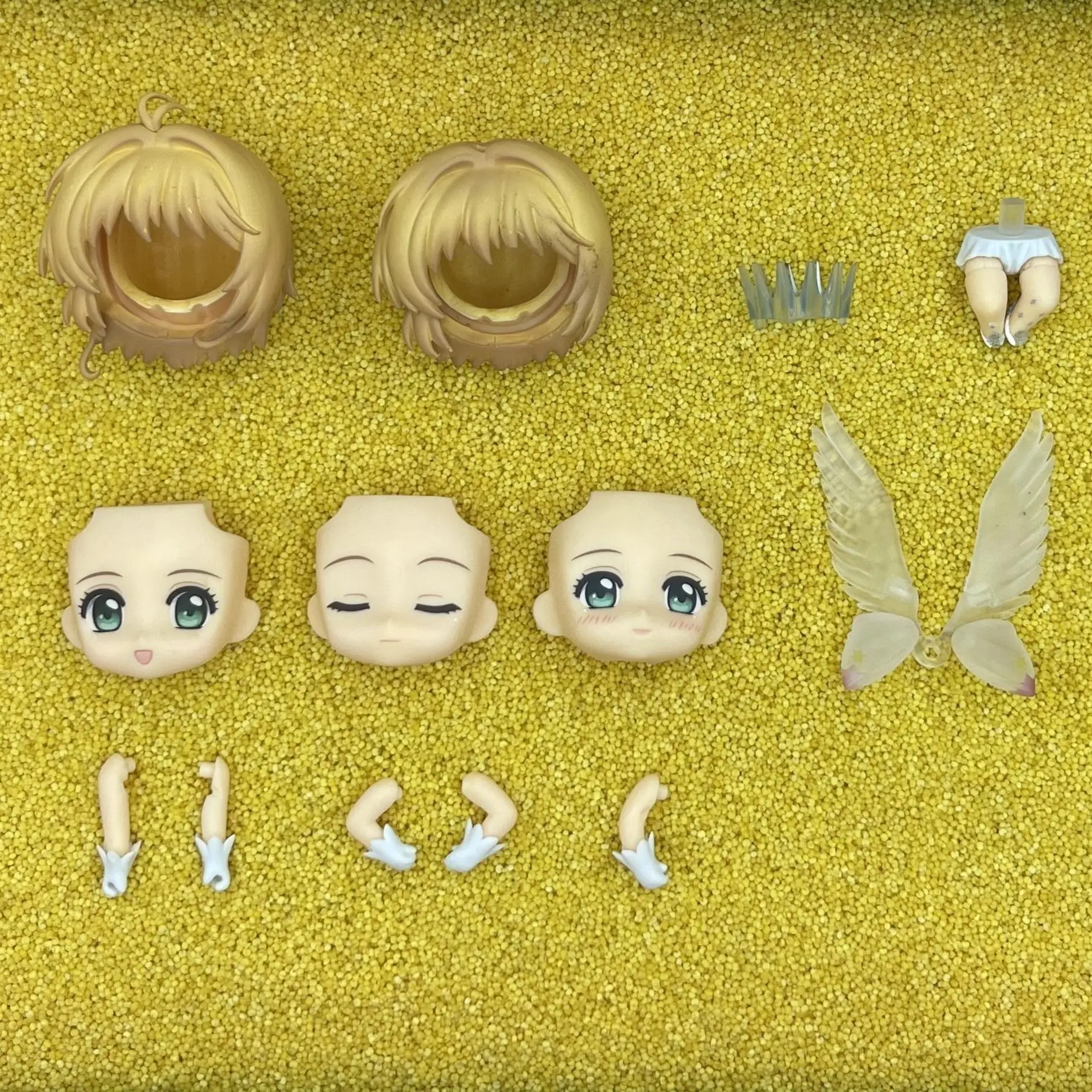 Tutiankepeila GSC Clay Man Face lalka twarz włosy akcesoria dla lalek